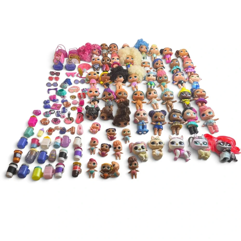 LOL Surprise Doll Lot Massive Collection RARES Figures Pets Accessories Bottles